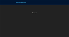 Desktop Screenshot of beastonline.com